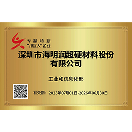 專(zhuan)精(jīng)特新(xin)“小(xiǎo)巨人(ren)”企(qi)業(ye)